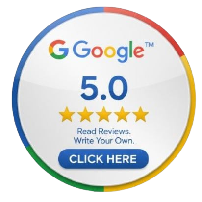 Google review badge - 5.0 stars